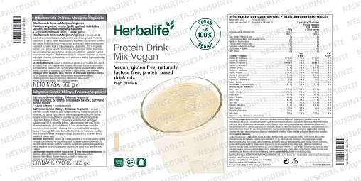 Protein Drink Mix-Vegan